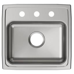 Lustertone™ Classic Single Bowl Kitchen Sink, Top Mount, ADA, 19 x 18 in, 5-3/8 in Bowl Depth, 3-Hole, 18 ga Lustrous Satin Steel, Stainless - uitbaujfwis0jmpsonil@2x.jpg