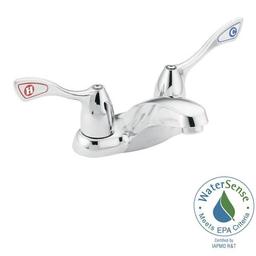 MOEN 4 in. Centerset 2-Handle High-Arc Bathroom Faucet in Chrome 8800 - uleptmahtofjtjxvelt5@2x.jpg