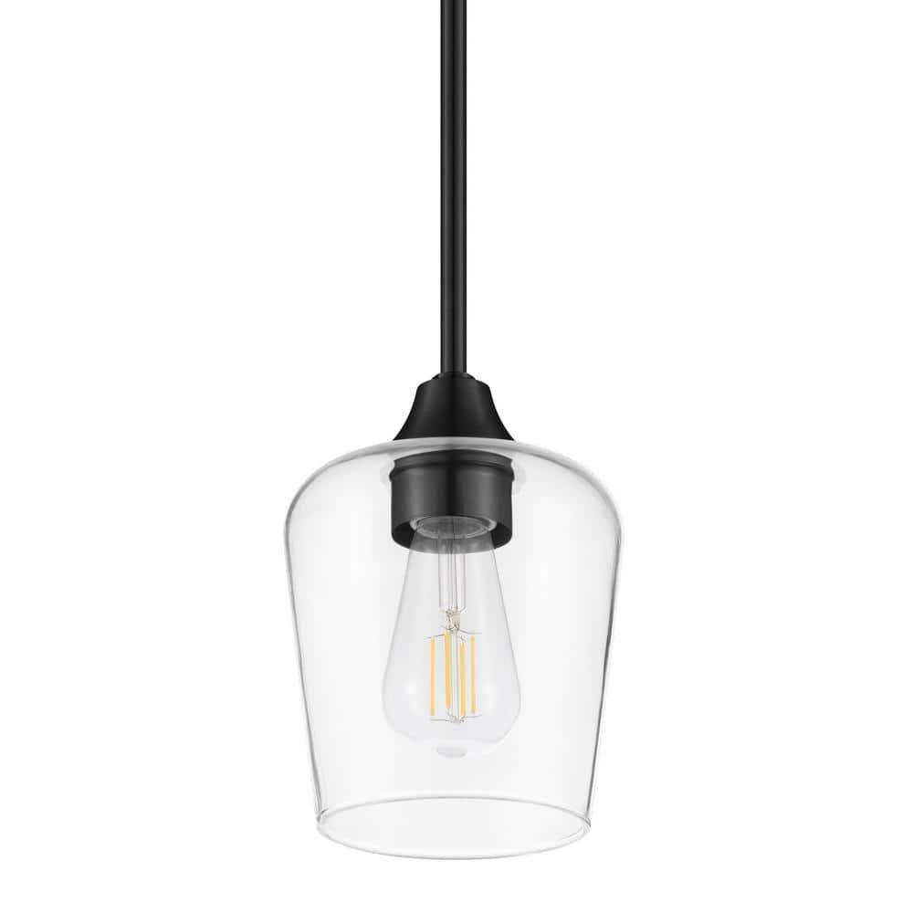Pavlen 5.5 in. 1-Light Black Mini Pendant with Clear Glass Shade - umbkv2bxuba3nkjhd7np@2x.jpg