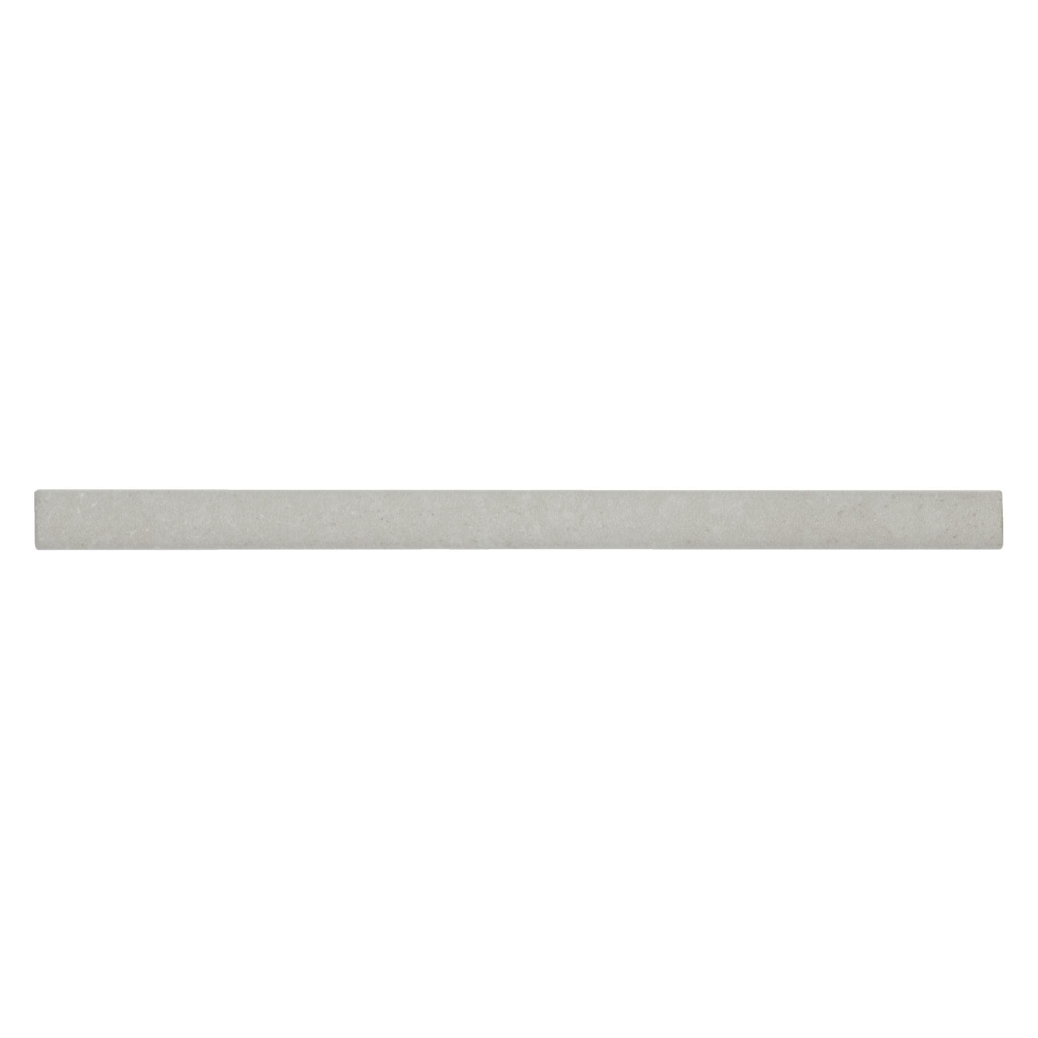 Makoto .5" x 8" Matte Ceramic Jolly Miter Edge Trim in Kumo Grey