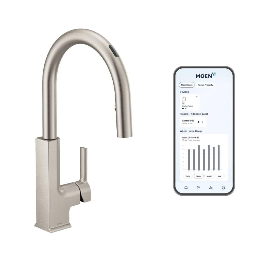 STo Smart Faucet 1.5 GPM Single Hole Pull Down Kitchen Faucet with Voice Control - unev7cko3ukysp04f0he@2x.jpg