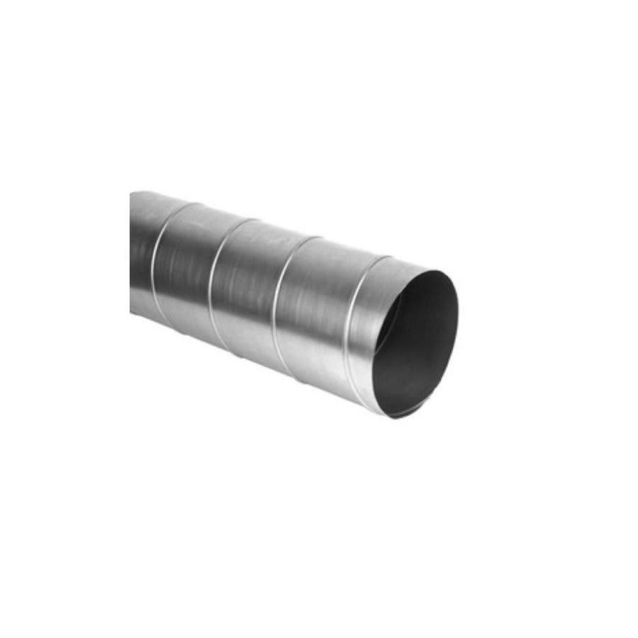 Spiral Vent Pipe, 18 in, 120 in L, 24 ga, Steel