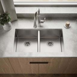 Strive 32" Double Basin Undermount 16-Gauge Stainless Steel Kitchen Sink with SilentShield - uqbbeoicdnhqg8ko3hlt@2x.jpg