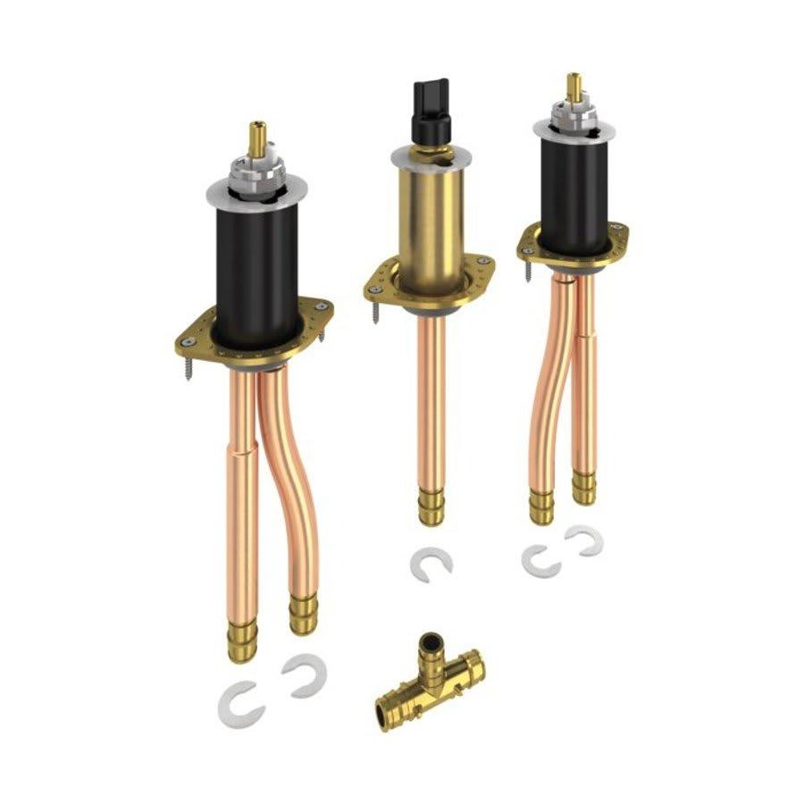 Classic Rough-In Valve, 1/2 in, PEX Inlet, 60 psi, 18 gpm, Solid Fabricated Brass Body - uvpiigmfckbhqdrolnre@2x.jpg