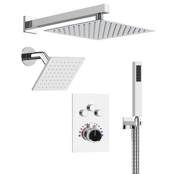 YAWWALK Thermostatic 7-Spray 12 in. and 6 in. Wall Mount Shower System with Hand Shower 2.5 GPM in Chrome(Valve Included) CR1-S003A-12CI-1 - uvsj3ffkqh8gzchvn1z9@2x.jpg
