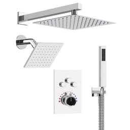 YAWWALK Thermostatic 7-Spray 12 in. and 6 in. Wall Mount Shower System with Hand Shower 2.5 GPM in Chrome(Valve Included) CR1-S003A-12CI-1 - uvsj3ffkqh8gzchvn1z9@2x.jpg