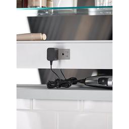 Verdera 40" x 30" Lighted Three Door Medicine Cabinet with Nine Shelves, Built-in Outlets, and Flip Out Magnifying Mirror - CA Title 24 Compliant - uvuytkmtztzfo31o7atb@2x.jpg