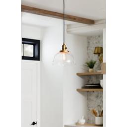 Avery Single Light 10" Wide Pendant with Clear Seedy Glass Shade - uwisujjk034dd1doofls@2x.jpg