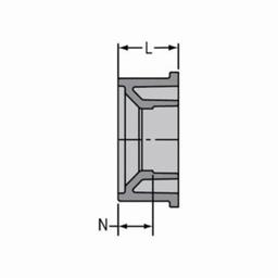 LabWaste® Acid Waste Bushing, 3 x 2 in, CPVC - uxwyouoa6b6gambvamde@2x.jpg