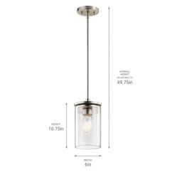 Crosby Single Light 6" Wide Mini Pendant with Clear Glass Shade - v3mpqg1tu2hkuaut9pu2@2x.jpg