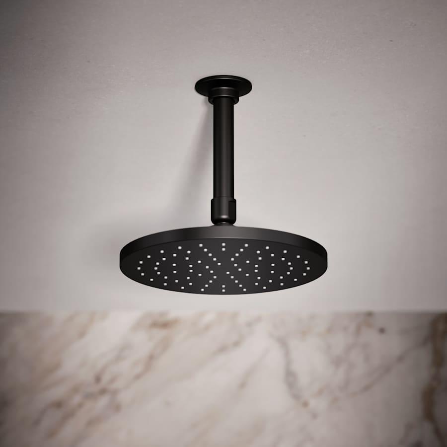 Contemporary Round 8" Single Function 2.5 GPM Rainhead with MasterClean Sprayface and Katalyst Air-Induction Technology - v3yzg2trwhgctzqhiiru@2x.jpg