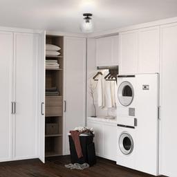 Bartlett 9 in. 1-Light Matte Black and Clear Glass Semi-Flush Mount - v68ics23915nbdvde9gh@2x.jpg