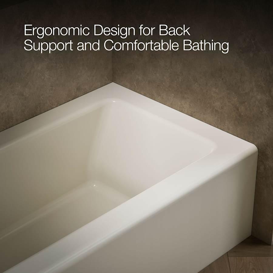 Bellwether Bath Tub 66" L x 32" W Cast Iron Soaking for Three Wall Alcove Installations with Integral Apron and Left Drain - v90rmzcb7qridwngoewb@2x.jpg