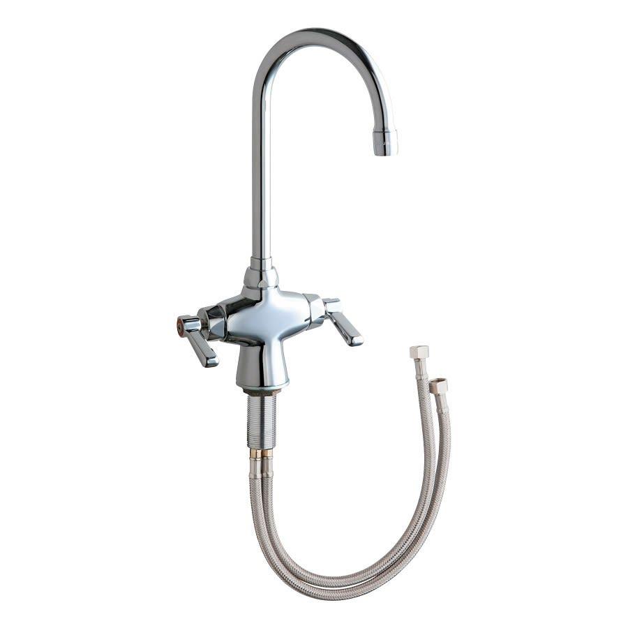 Kitchen Faucet, Deck Mount, ADA, 2 Lever Handle, 1-Hole, Polished Chrome - vd2gdpipasywuagynjmd@2x.jpg