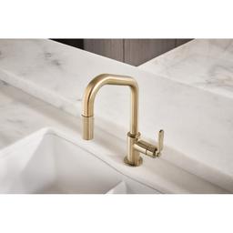 Litze Single Handle Angled Spout Pull Down Kitchen Faucet with Industrial Handle - Limited Lifetime Warranty - vde4fdyos3didzlouolx@2x.jpg