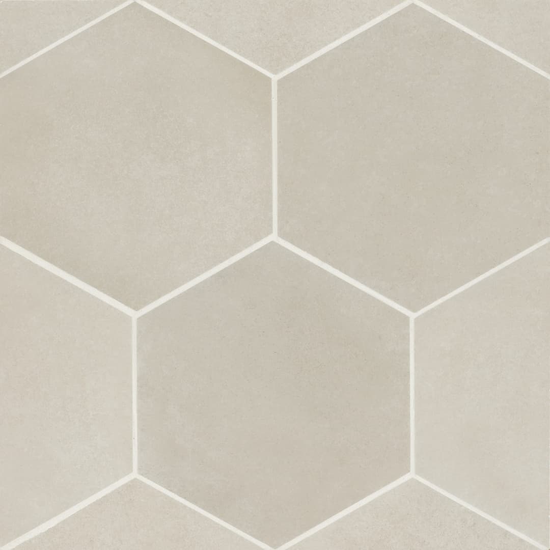 Makoto 10" x 11.5" Hexagon Matte Porcelain Tile in Kumo Grey - vedq0gvyyphwwuefeqti@2x.jpg