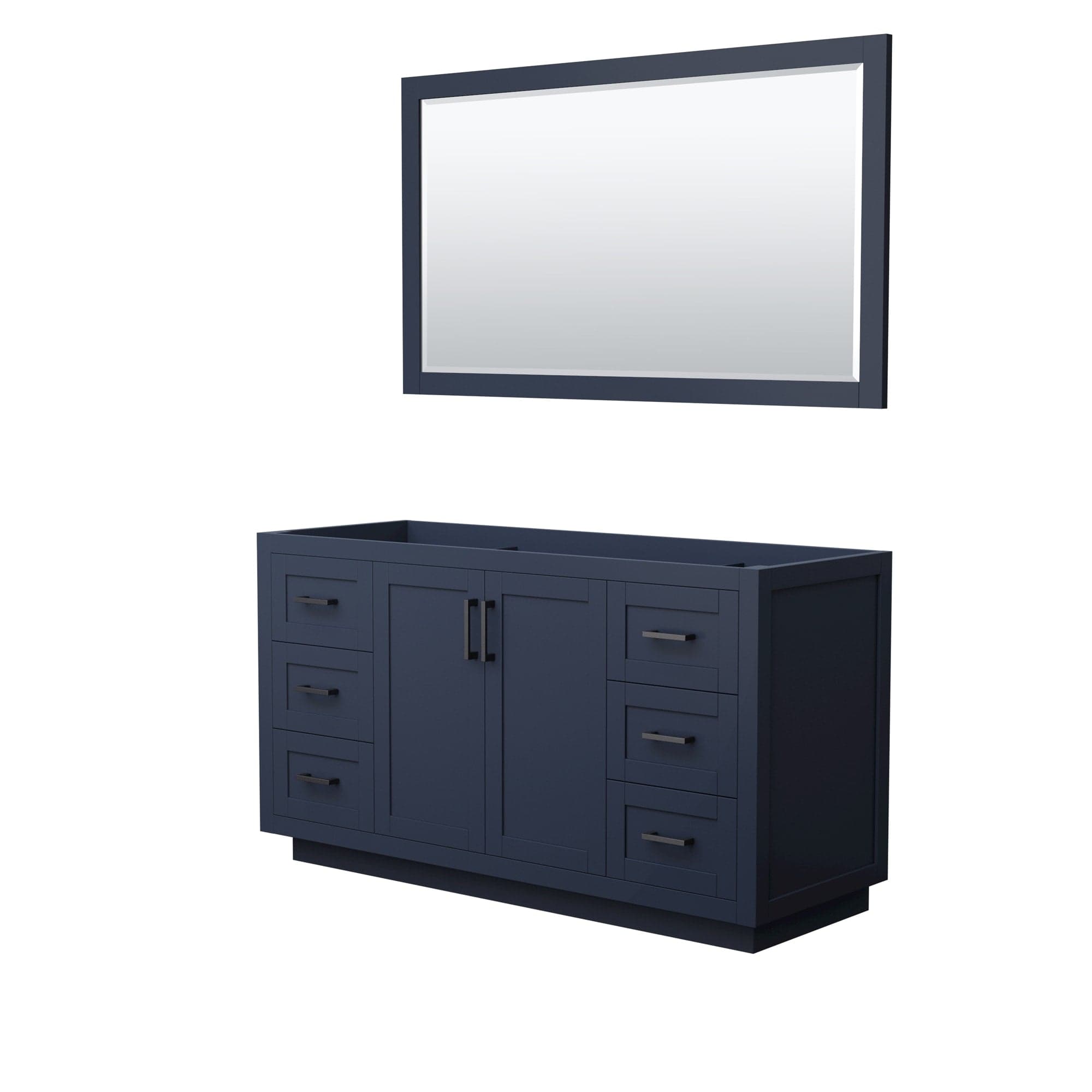 Miranda Single Bathroom Vanity - 59.25W x 33H x 21.75D