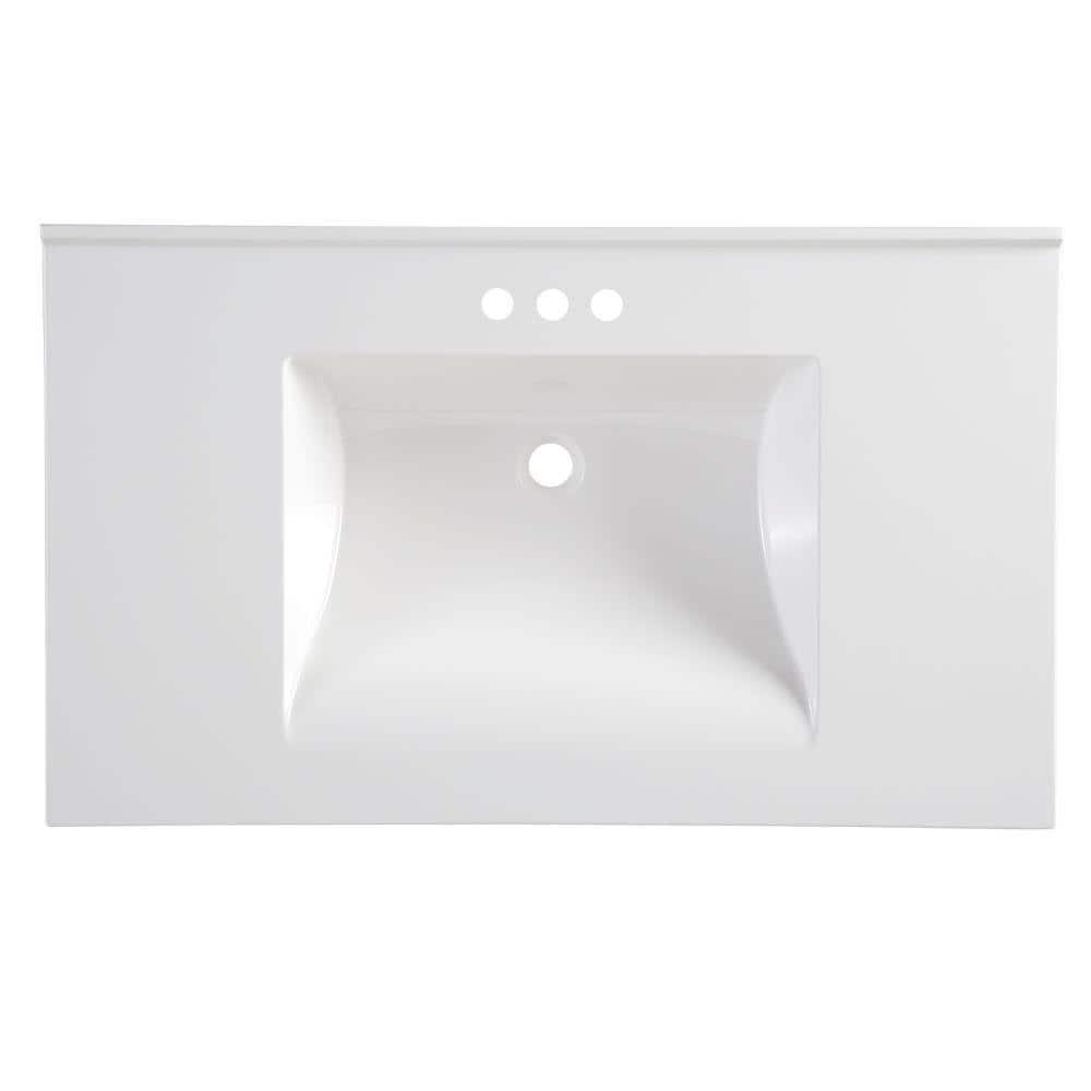 37 in. W x 22 in. D Cultured Marble White Rectangular Single Sink Vanity Top in White - vhxmhpjvr9a8ulduapmp@2x.jpg