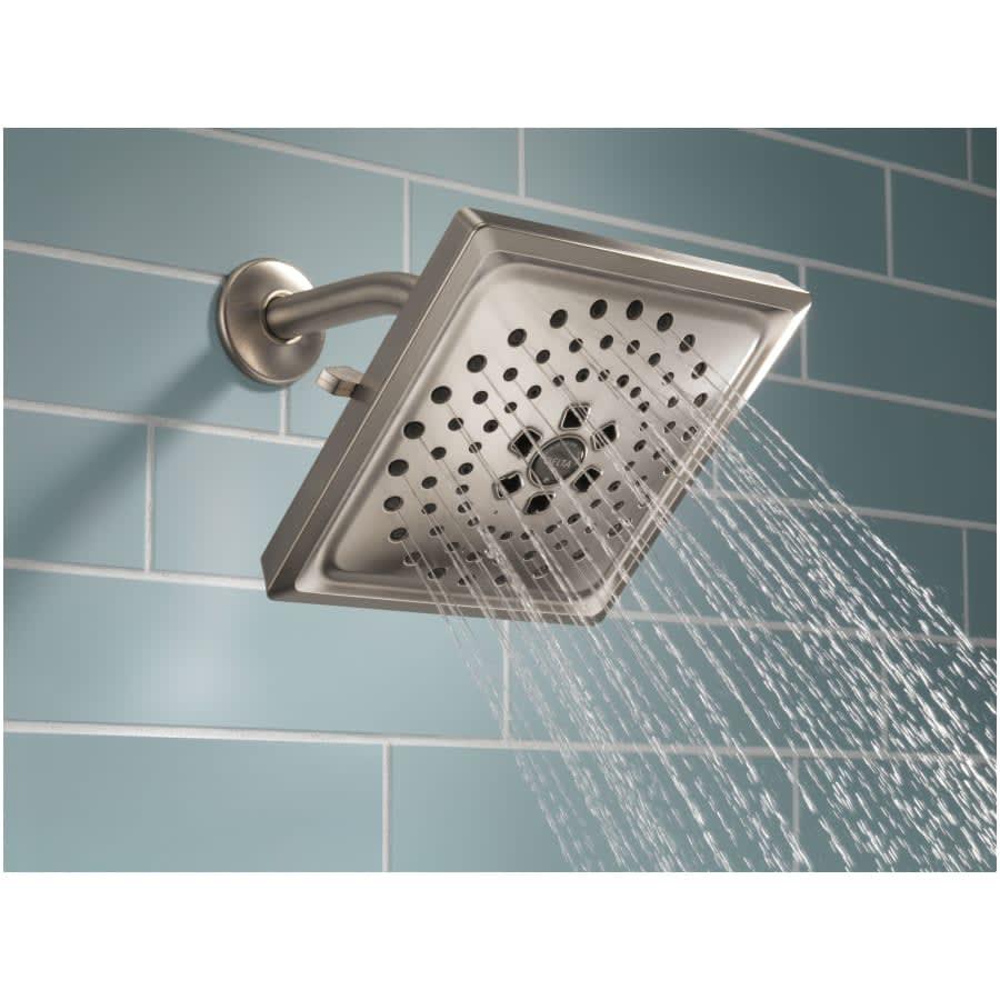 Universal Showering 7-5/8" Square 1.75 GPM Shower Head Full Spray Pattern with Touch Clean and H2Okinetic Technology - vieycdeo8d1qyrn77qc2@2x.jpg