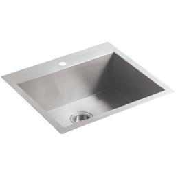 Vault 25" Single Basin Top-Mount/Under-Mount 18-Gauge Stainless Steel Kitchen Sink with SilentShield - vifjndxv9iwzkmuxluzh@2x.jpg