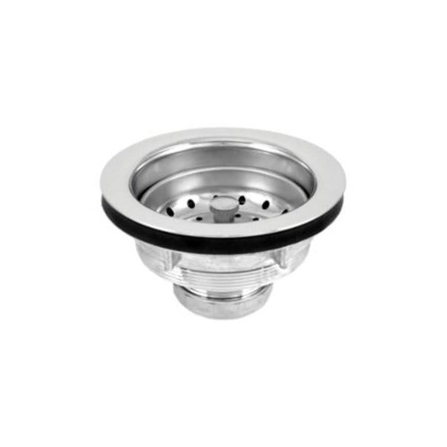 Lucky 7 Sink Basket Strainer, Polished Chrome Plated Brass Body w/ Stainless Steel Basket & 4 in Chrome Plated Tailpiece - vij5rlr6dunbn5xxisvt@2x.jpg