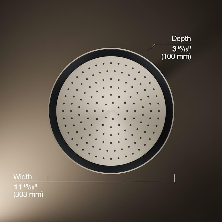 Statement Round 12" Single Function 2.5 GPM Rainhead with MasterClean Sprayface and Katalyst Air-Induction Technology - vjfoikcmltlcgmkpjsg6@2x.jpg