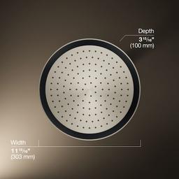 Statement Round 12" Single Function 2.5 GPM Rainhead with MasterClean Sprayface and Katalyst Air-Induction Technology - vjfoikcmltlcgmkpjsg6@2x.jpg