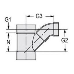 Combination Wye and 45 deg Elbow, 6 x 3 in, Hub, DWV, PVC - vjp1d73agelwp2njldrx@2x.jpg