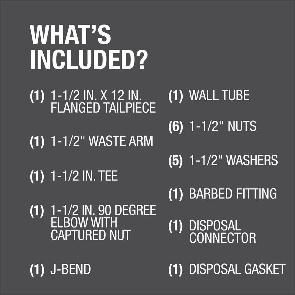 1-1/2 in. White Plastic Slip-Joint Garbage Disposal Install Kit with Dishwasher Garbage Disposal Connector - vjppu9dsed07qaonfgl1@2x.jpg