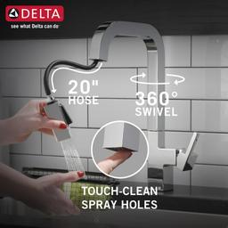 Junction 1.8 GPM Single Hole Pull Down Kitchen Faucet With MagnaTite and Touch-Clean Technology - vjz7qnbbj0slvope9duh@2x.jpg