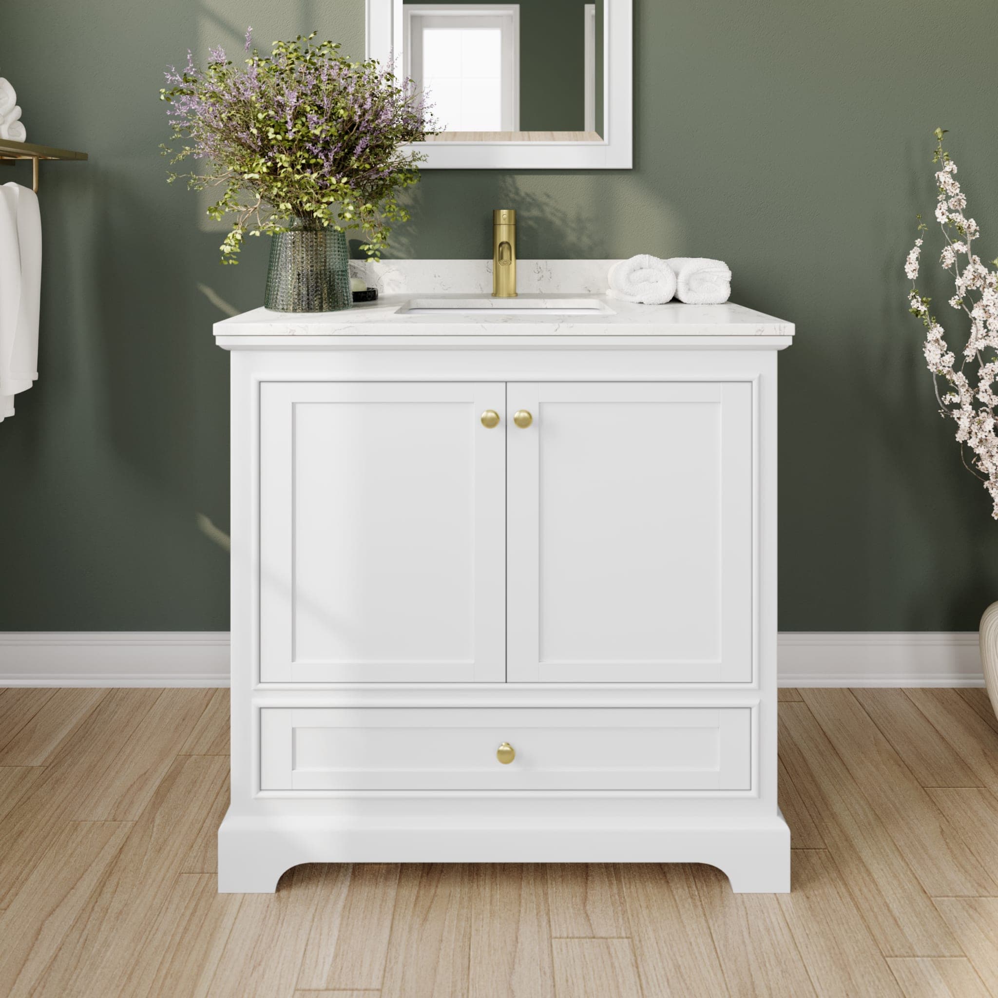 Deborah Single Bathroom Vanity - 36W x 35H x 22D