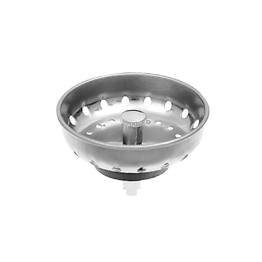 Strainer With Fixed Post, Stainless Steel, Polished Chrome - vkp61ac8mkuuuigvduky@2x.jpg