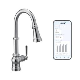 Paterson Smart Faucet 1.5 GPM Single Hole Pull Down Kitchen Faucet with Voice Control - vkvxtimdxlv5t7fnekrl@2x.jpg
