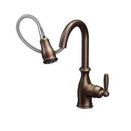 Brantford Single Handle Pulldown Spray Kitchen Faucet with Reflex Technology - vlfbkrwedn5c2whkdnpf@2x.jpg