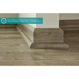 Defense+ Smoky Eiffel Oak 14 mm T x 7.4 in. W Waterproof Laminate Wood Flooring (17.2 sqft/case) - vlibgnedgrxjulqlbslq@2x.jpg