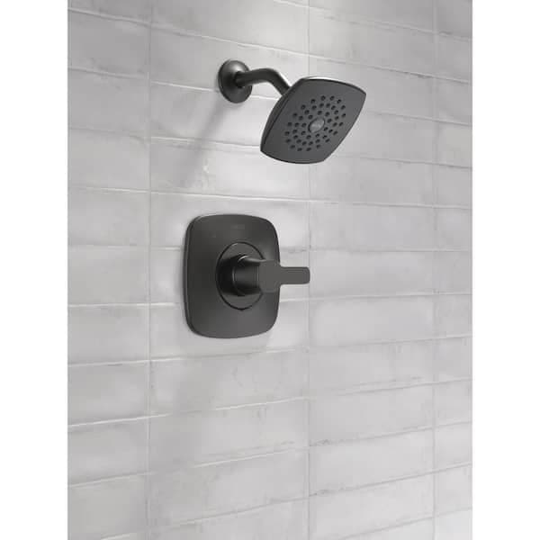 Delta Modern Single Handle 1-Spray Shower Faucet 1.75 GPM with Pressure Balance in Matte Black FVS2-MO2103-BL - vmqddxujnxnph6zxhegz@2x.jpg
