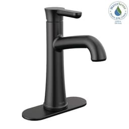 Delta Greydon Single Handle Single Hole Bathroom Faucet in Matte Black 15860LF-BL - vnjgxujtee8m8ewjoqba@2x.jpg