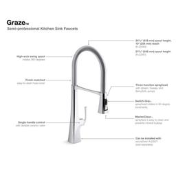 Graze 1.5 GPM Single Hole Pre-rinse Kitchen Faucet - vpiuxykwkhp4s5slurg9_x500.jpg