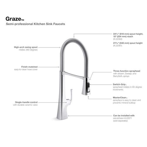 Graze 1.5 GPM Single Hole Pre-rinse Kitchen Faucet - vpiuxykwkhp4s5slurg9_x500.jpg