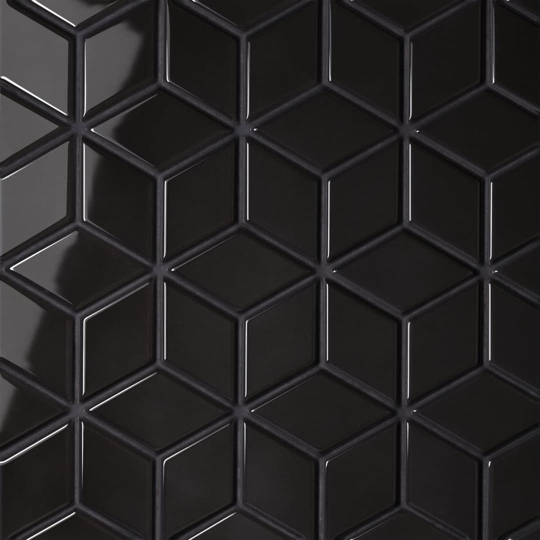 Le Cafe 2" x 3" Diamond Glossy Porcelain Mosaic Tile in White - vswtsftpt1qelriqphuw@2x.jpg