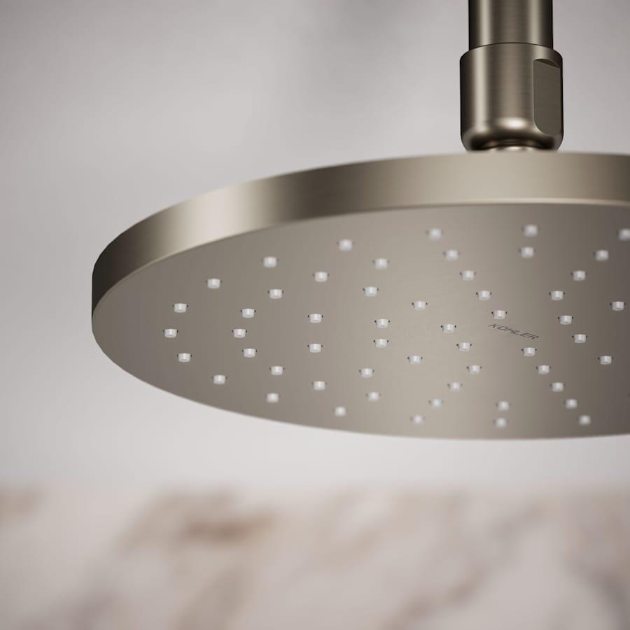 Contemporary Round 8" Single Function 2.5 GPM Rainhead with MasterClean Sprayface and Katalyst Air-Induction Technology - vtgyn8domj9rj3osv4xv@2x.jpg