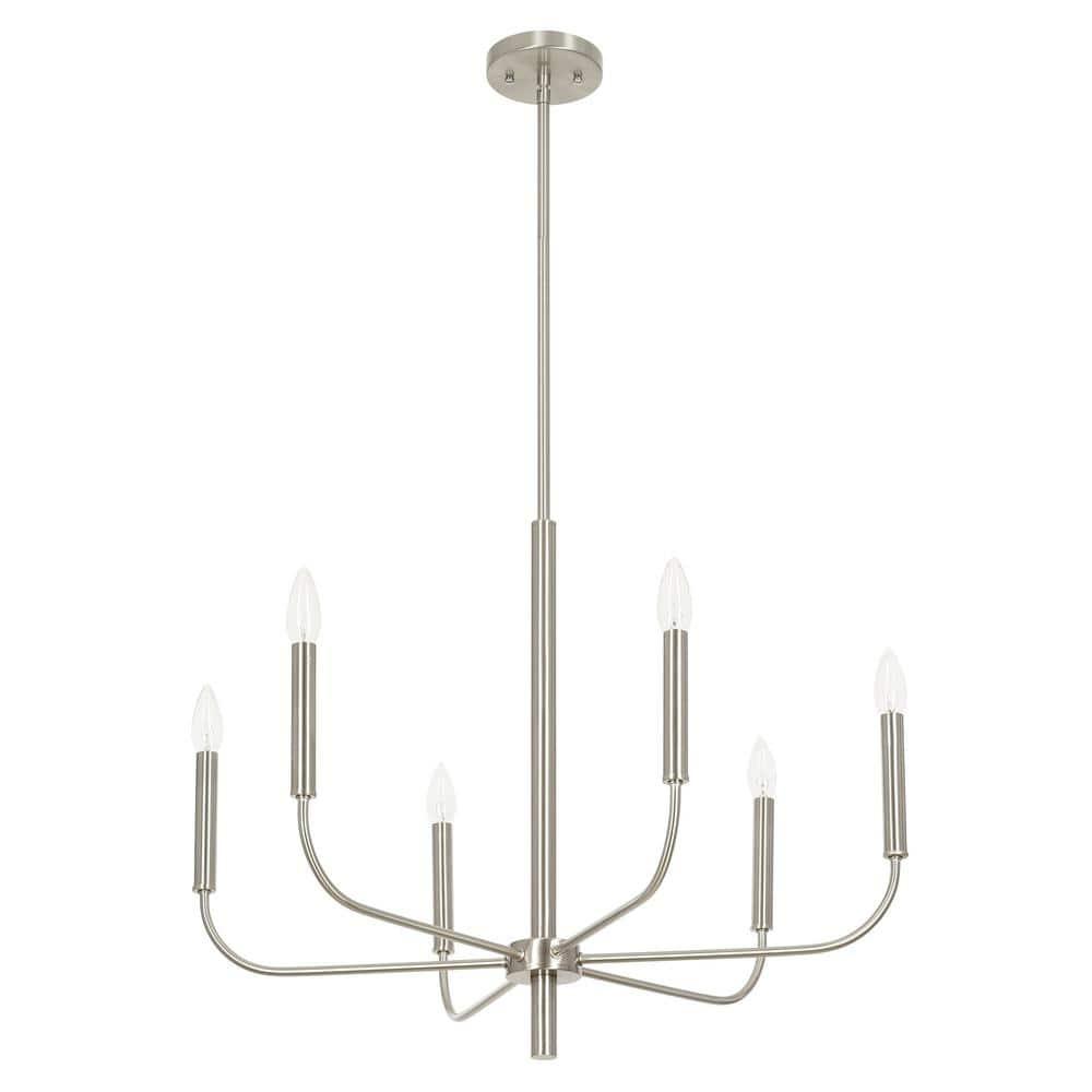6-Light Brushed Nickel Classic Candlestick Chandelier - vugod1cpznswvshrfbyo@2x.jpg