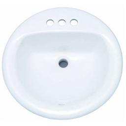 Rockaway 19" Circular Vitreous China Drop In Bathroom Sink with Overflow and 3 Faucet Holes at 4" Centers - vvoybf0vb4jzpjgc0msa_x500.jpg