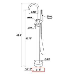 1-Handle Freestanding Floor Mount Tub Faucet Bathtub Filler with Hand Shower in Matte Black - vvte7uzzq6tjymo2nsyb@2x.jpg