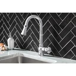 Paterson 1.5 GPM Single Hole Pull Down Kitchen Faucet with Duralast Cartridge and Reflex, PowerBoost, and Duralock Technologies - vwumadta0pnejcevk8bl@2x.jpg