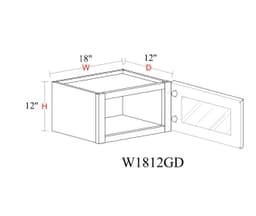 Wall Cabinet - 18"W x 12"H x 12"D Glass Door Only - vxkxuddnxohnxn4akqmo@2x.jpg