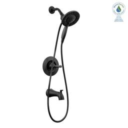 Arvo In2ition 2-in-1 Rough Included Single-Handle 4-Spray Tub and Shower Faucet 1.75 GPM in Matte Black Valve Included - vxuvl3qqdhvxtghtizzh@2x.jpg