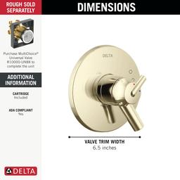 Trinsic Monitor 17 Series Dual Function Pressure Balanced Valve Trim Only with Integrated Volume Control - Less Rough-In Valve - vyxf1ltpk65b1g9z6hck@2x.jpg