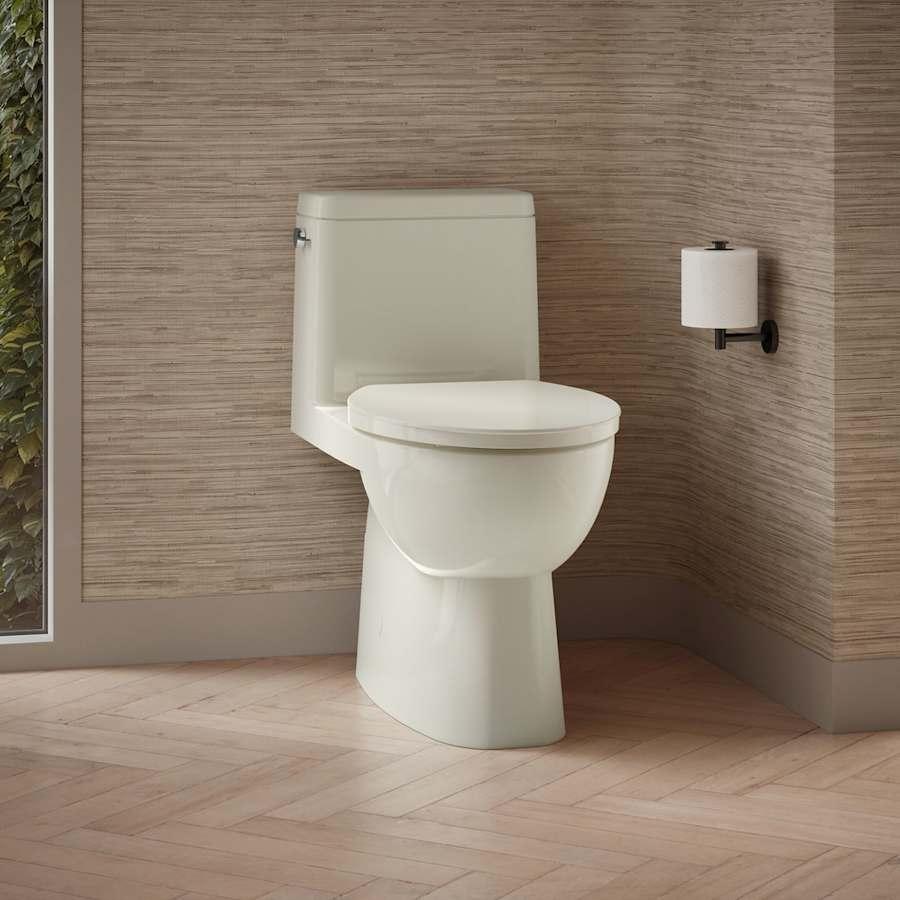 Reach 1.28 GPF One-Piece Compact Elongated Chair Height Toilet with Skirted Trapway and Left Hand Trip Lever - Seat Included - vzf0djrit3jw9cphaazl@2x.jpg