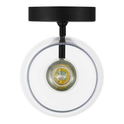 Pavlen 5.5 in. 1-Lights Black Sconce with Clear Glass Shade - vzgax8p3hpao9xwf9btj@2x.jpg
